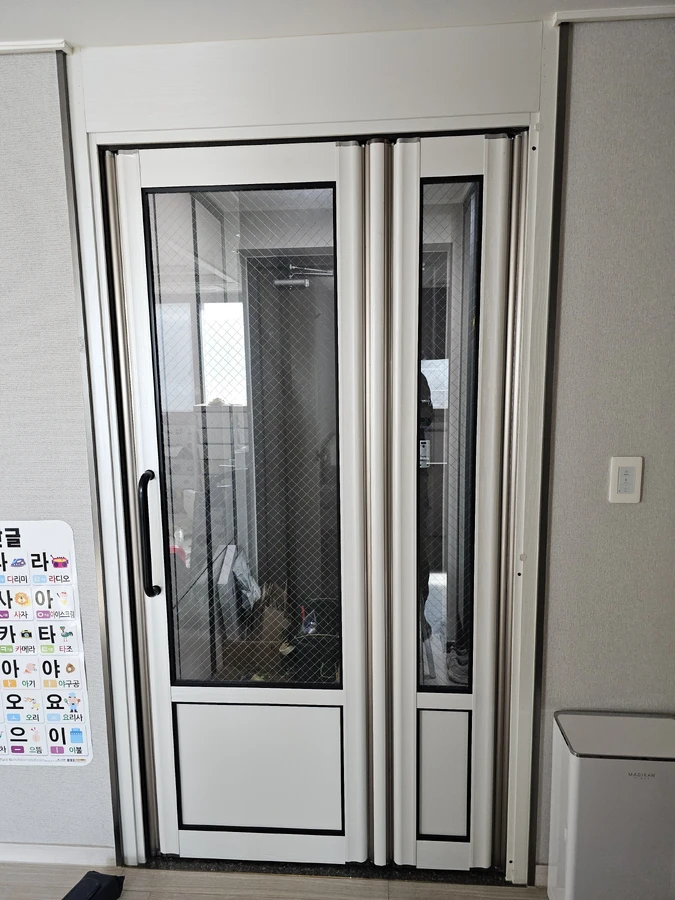 인천 빌라 중문교체 시공사례